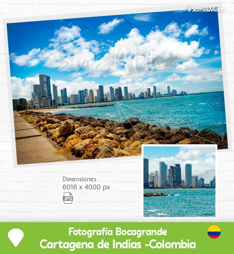 Fotografía Boca Grande Bahía de Cartagena de Indias Colombia