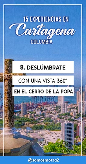 8. Deslúmbrate con una vista 360 de Cartagena al Visitar el Cerro de la Popa