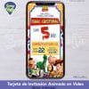 TARJETA DE INVITACIÓN ANIMADA DE TOY STORY