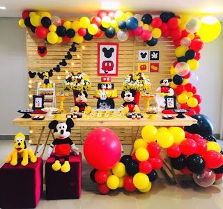Christchurch para castigar compensar Ideas Decoración Fiesta de Mickey Mouse - Somos Motta