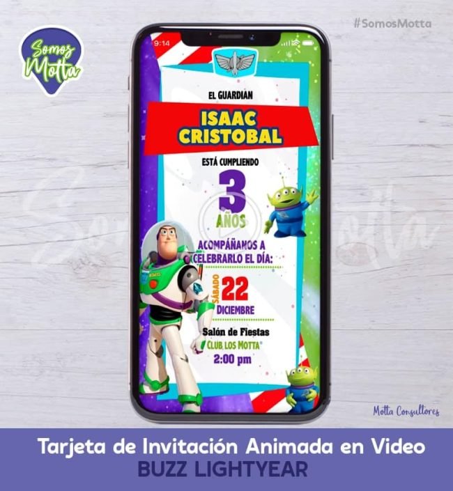 1 vídeo para enviar a tus invitados por whatsApp