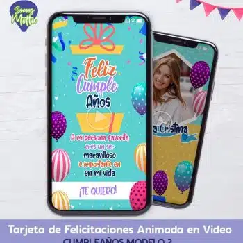 TARJETA DIGITAL DE FELICITACIONES DE CUMPLEAÑOS 2