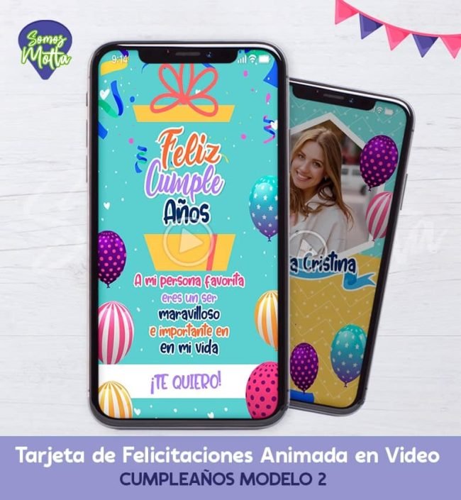 TARJETA DIGITAL DE FELICITACIONES DE CUMPLEAÑOS 2