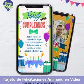 TARJETA DIGITAL DE FELICIDADES PARA CUMPLEAÑOS 3