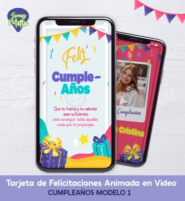 TARJETA DE FELICITACIONES DE CUMPLEAÑOS 1