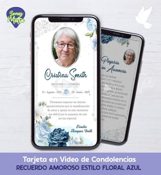 TARJETA DE DIFUNTOS PARA CONDOLENCIAS Y AGRADECIMIENTO 3