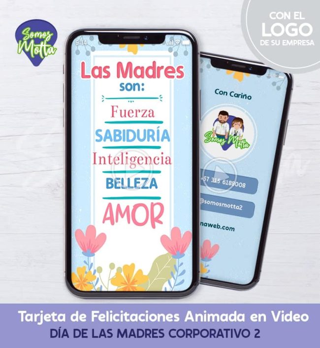 TARJETA DIGITAL DÍA DE LAS MADRES CORPORATIVO 2