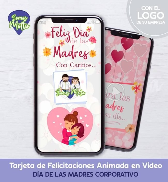 TARJETA DIGITAL PARA DEDICAR A LAS MADRES CORPORATIVO 1