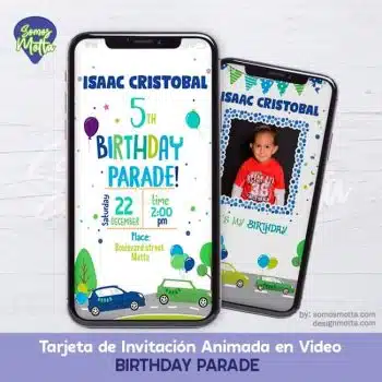 DRIVE BY BIRTHDAY PARADE INVITATION