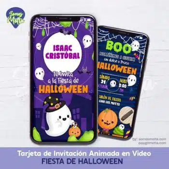 TARJETA DE INVITACIÓN DE FIESTA DE HALLOWEEN