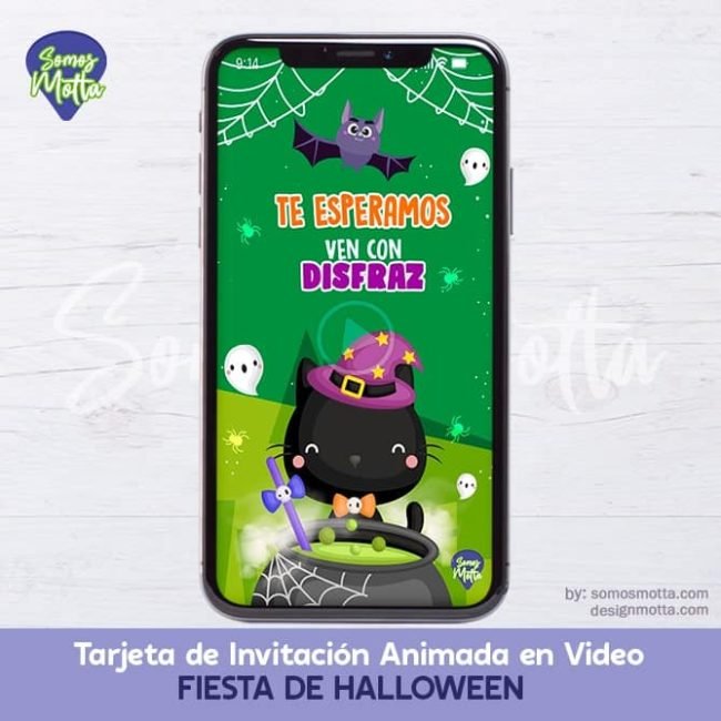 TARJETA DE INVITACIÓN DE FIESTA DE HALLOWEEN