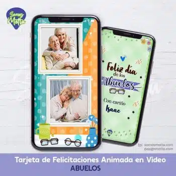 TARJETA DIGITAL DE FELICITACIONES DÍA DEL ABUELO