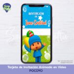 TARJETA VIDEO INVITACIÓN CUMPLEAÑOS POCOYO Somos Motta