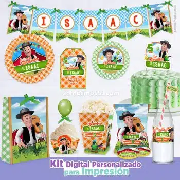 KIT IMPRIMIBLE DE FIESTA LA GRANJA DE ZENÓN