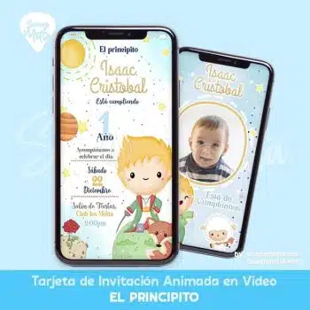 INVITACIÓN DIGITAL EL PRINCIPITO