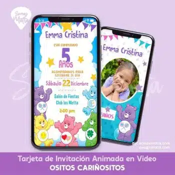 INVITACIÓN DIGITAL OSITOS CARIÑOSITOS