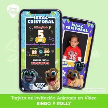 INVITACIÓN DIGITAL BINGO Y ROLLY