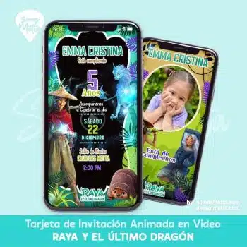 INVITACIÓN DIGITAL RAYA Y EL ÚLTIMO DRAGÓN