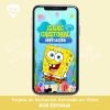 INVITACIÓN DIGITAL BOB ESPONJA