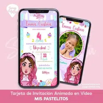 INVITACIÓN DIGITAL MIS PASTELITOS