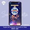 INVITACIÓN SPACE JAM LOONEY TUNES