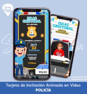INVITACIÓN DIGITAL DE POLICÍA