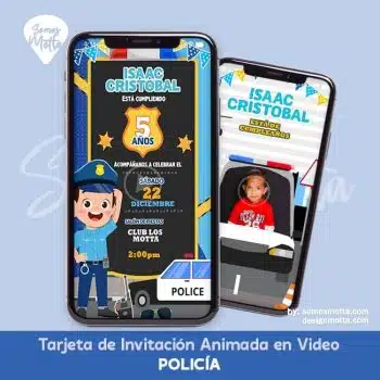 INVITACIÓN DIGITAL DE POLICÍA