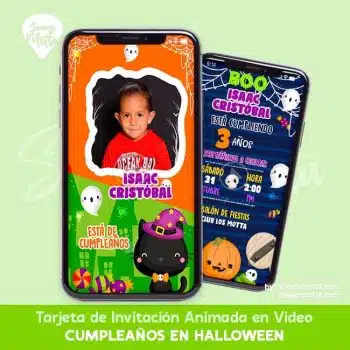 INVITACIÓN DE HALLOWEEN PARA CUMPLEAÑOS