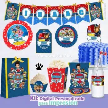 KIT IMPRIMIBLE DE FIESTA PAW PATROL