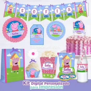 KIT IMPRIMIBLE BELLA Y BESTIA CUMPLEAÑOS