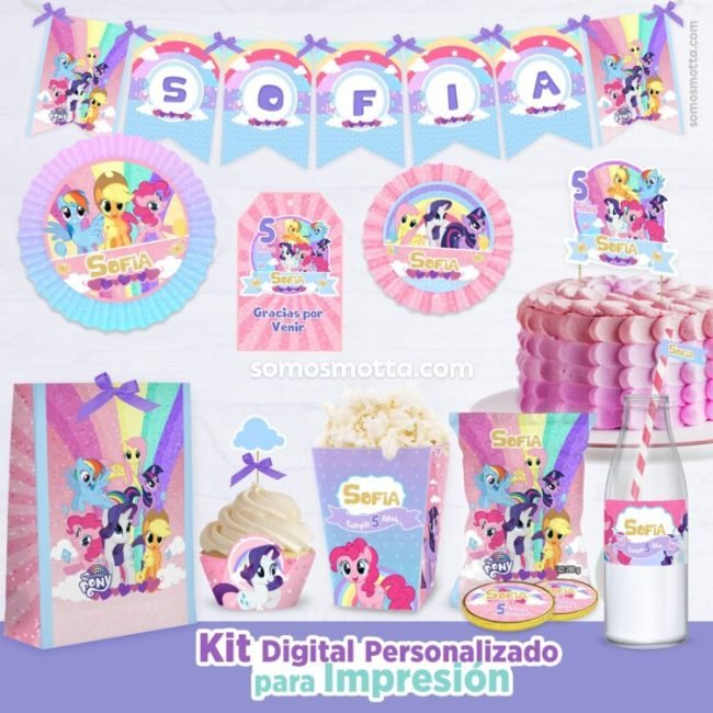 KIT IMPRIMIBLE MY LITTLE PONY