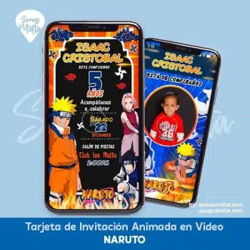 VIDEO INVITACIÓN NARUTO CUMPLEAÑOS