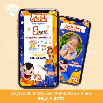 VIDEO INVITACIÓN BELY Y BETO CUMPLEAÑOS