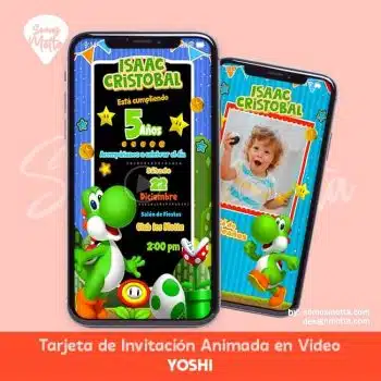 VIDEO INVITACIÓN YOSHI MARIO BROS