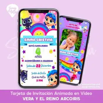 VÍDEO INVITACIÓN VERA Y EL REINO ARCOIRIS