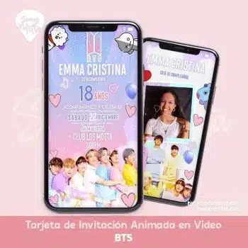 VIDEO INVITACIÓN BTS KPOP