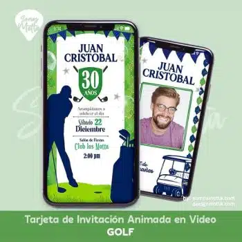 VIDEO INVITACIÓN DE GOLF