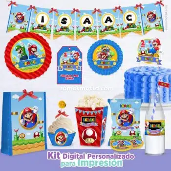 KIT FIESTA MARIO BROS IMPRIMIBLE