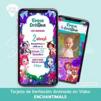 VIDEO INVITACIÓN ENCHANTIMALS