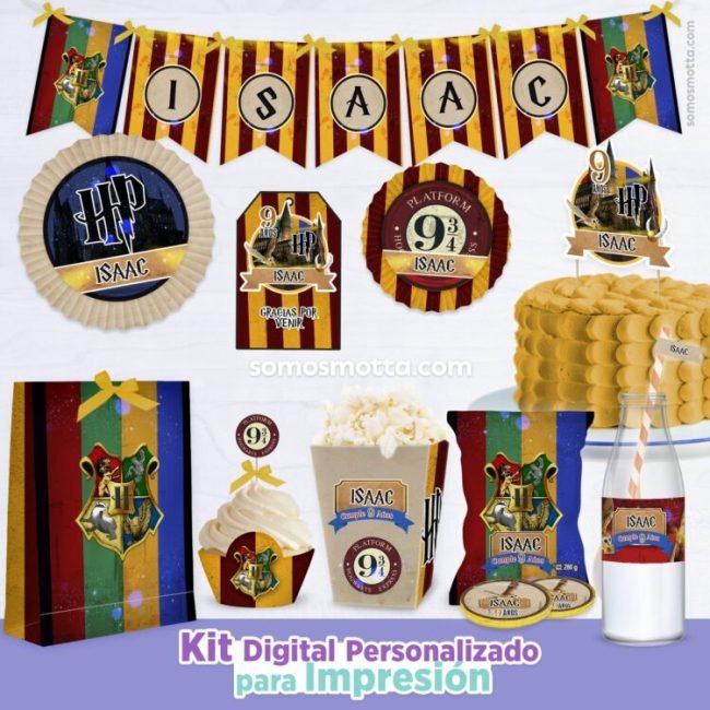 KIT IMPRIMIBLE HARRY POTTER