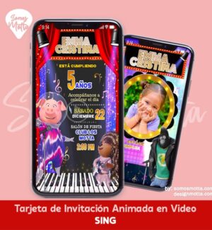 VIDEO INVITACIÓN SING VEN Y CANTA