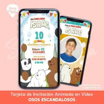 VIDEO INVITACIÓN OSOS ESCANDALOSOS