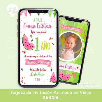 VIDEO INVITACIÓN DE SANDÍA