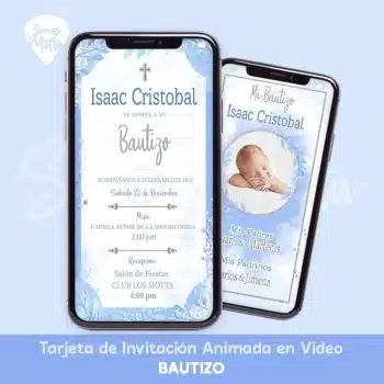 VIDEO INVITACIÓN DE BAUTIZO