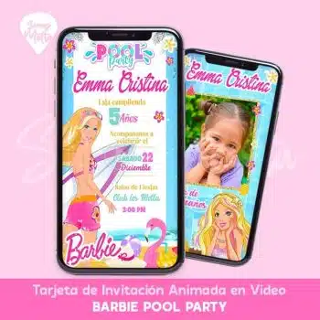 VIDEO INVITACIÓN BARBIE POOL PARTY