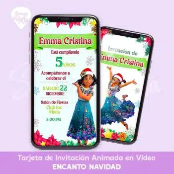 ENCANTO NAVIDAD INVITACIÓN CUMPLEAÑOS