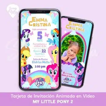 INVITACIÓN CUMPLEAÑOS MY LITTLE PONY