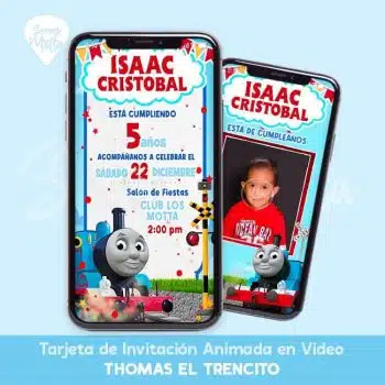 INVITACIÓN CUMPLEAÑOS THOMAS Y SUS AMIGOS