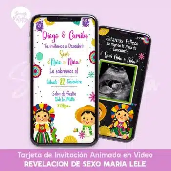 Video INVITACIÓN GENDER REVEAL MARIA LELE