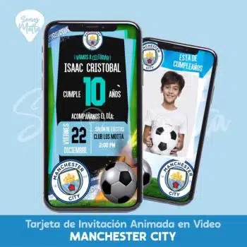 INVITACIÓN MANCHESTER CITY FÚTBOL